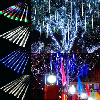 LED Meteor Shower Raindrop String Light 50CM