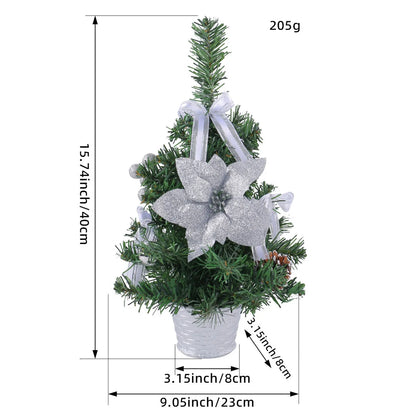 Mini Tabletop Christmas Tree – 30cm Holiday Decoration