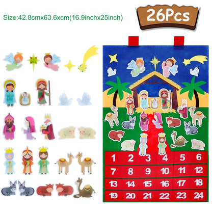 Kids DIY Felt Christmas Tree