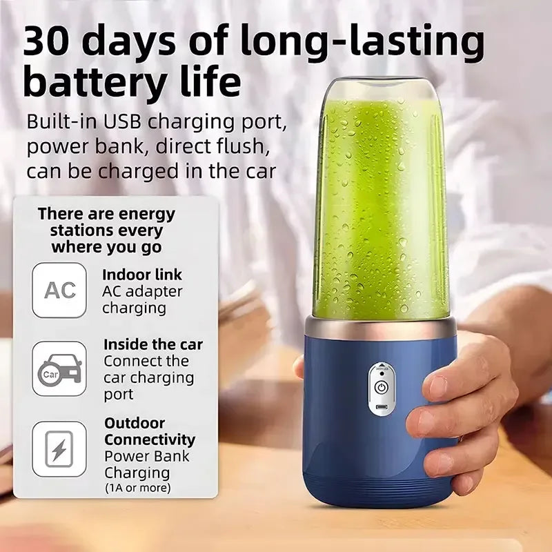 Portable USB Mini Juicer – Handheld Travel Blender - Urbizia