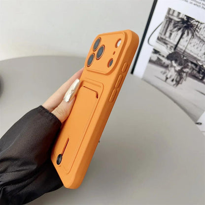 iPhone Wallet Case with Card Slot & Kickstand
