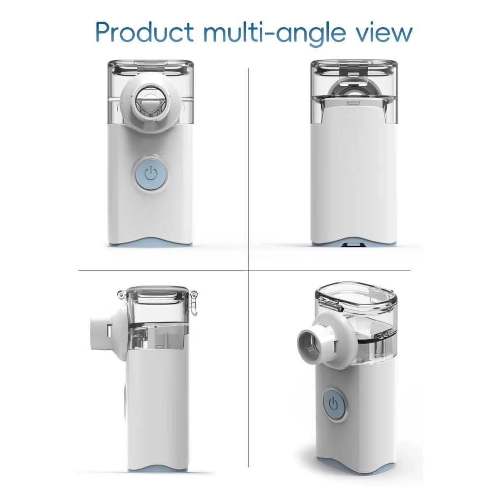 Autoclean Silent Mesh Nebulizer - Portable Handheld Inhalator for Children, Compact Atomizer for Daily Use