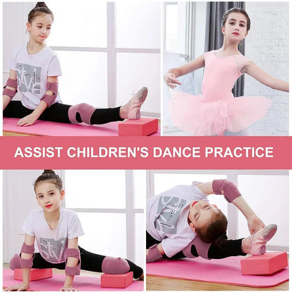 1PC Yoga Building Blocks Cubes Pilates Bricks Reinforcement Mats Sports Supplies Exercise Home Exercise Equipment Fitness Eva