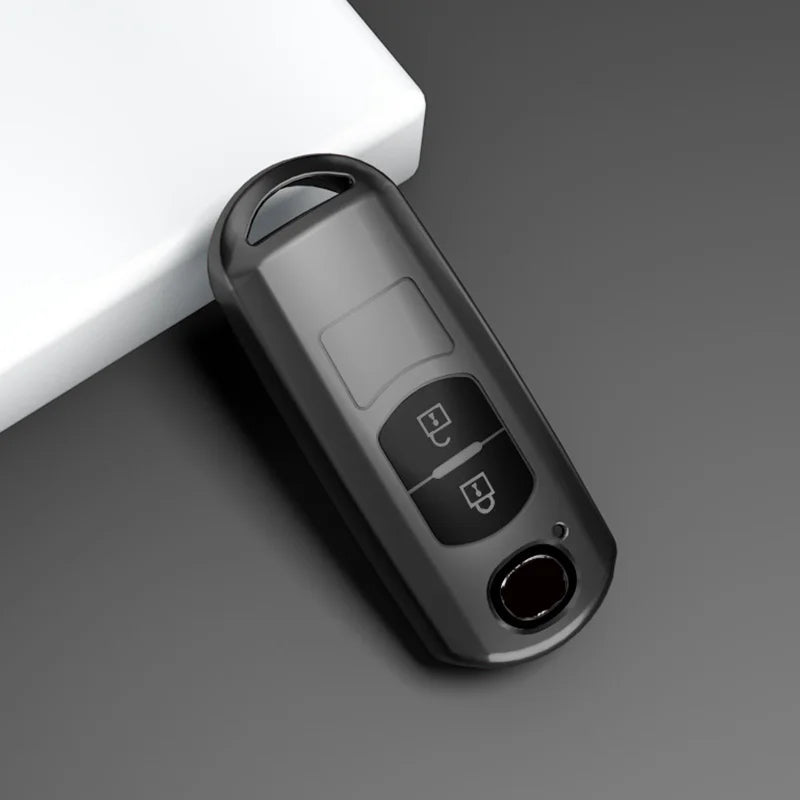 New TPU Car Key Case For Mazda 2 3 6 Demio Atenza Axela CX-5 CX5 CX-3 CX7 CX-9 3 4 CX30 2016 2017 2018 2019 Key Cover 3 4 Button