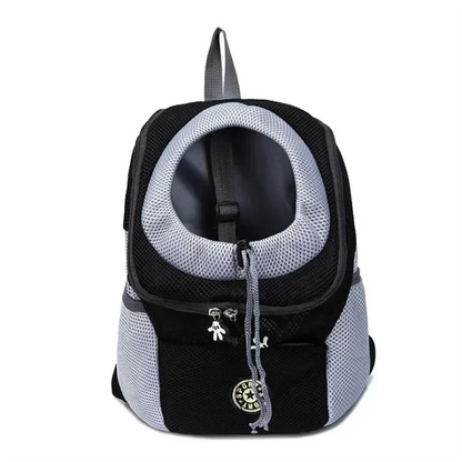 New Double Shoulder Portable Travel Backpack Outdoor Pet Dog Carrier Bag Pet Dog Front Bag Mesh Backpack - Urbizia