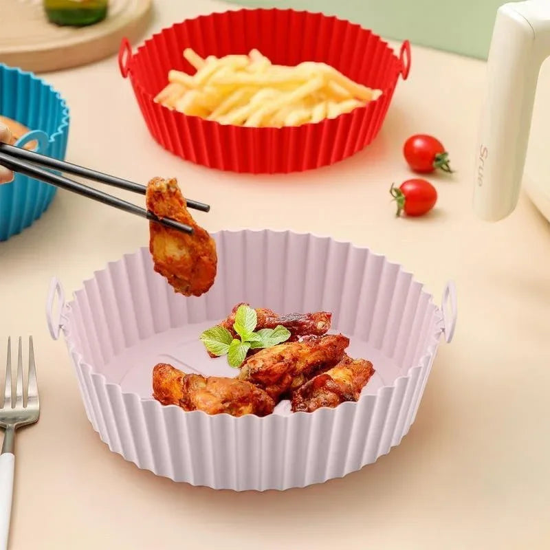Silicone Air Fryer Liner Non-Stick Reusable Basket