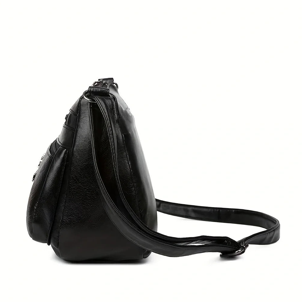 Women's Embossed PU Leather Crossbody Shoulder Bag