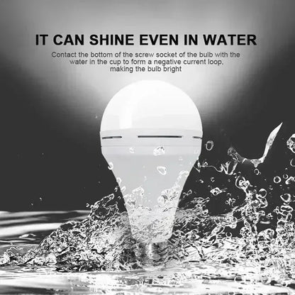 LED Rechargeable Light Bulb 7w 9w 12w 15w 85-265V Emergency Bulb Portable Hanging Camping Lamp for Tent Home Power Failure Porch - Urbizia