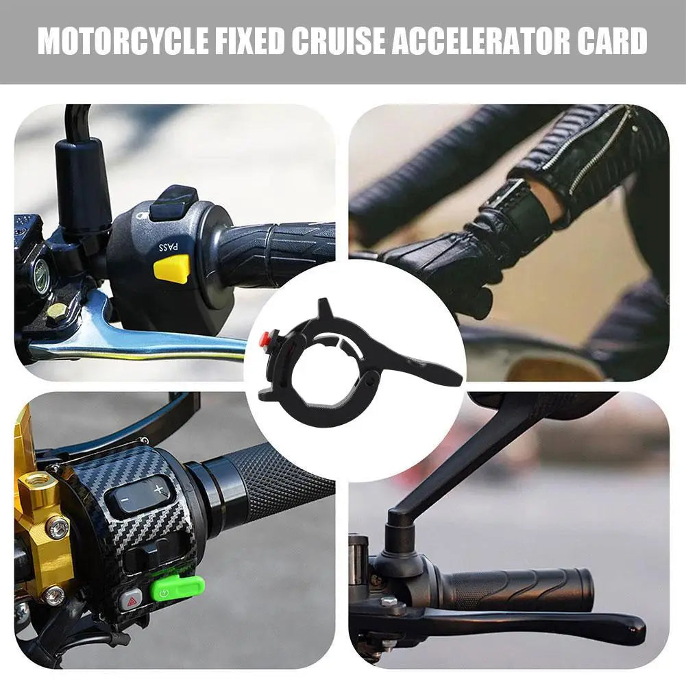 Motorcycle Cruise Control Throttle Lock Universal Lightweight Hand Grip Lock Clamp Motorcycle Accelerator Assist Grips