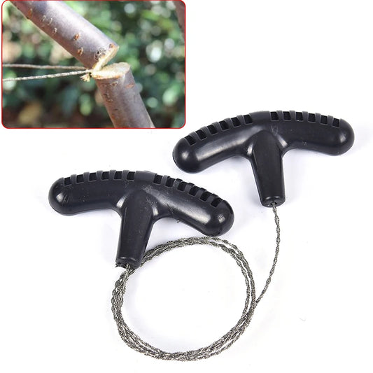 Portable Steel Wire Hand Saw – Survival Camping Pocket Tool