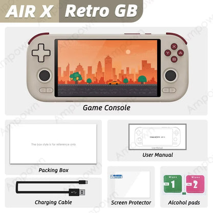 MANGMI AIR X Handheld Game Console Qualcomm Snapdragon 662 5.5'' Touch screen Android 14 15W Fast Charging RGB WIFI 5 5000mAh