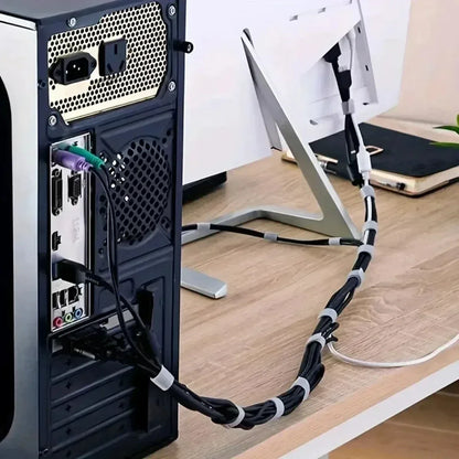 3M Hook and Loop Fastener Cable Organizer Cable Ties Wire Winder Keeper USB Cables Management Protector Earphone Mouse Cord Ties - Urbizia