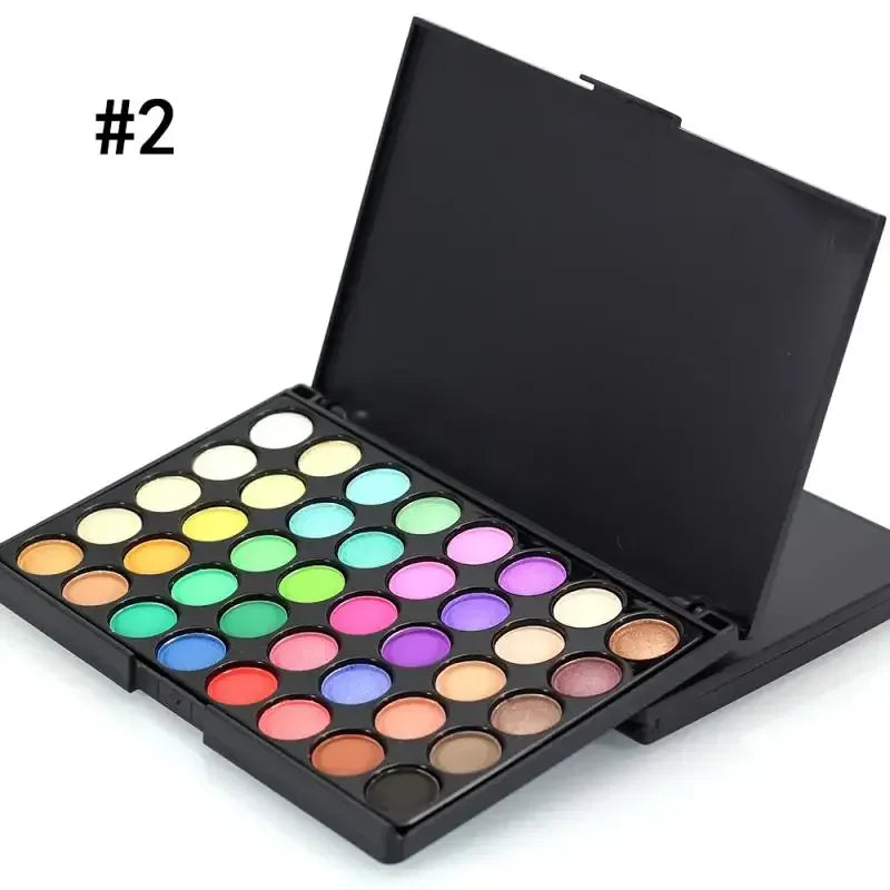 Glitter & Matte Eyeshadow Palette – 40/74/78 Colors - Urbizia