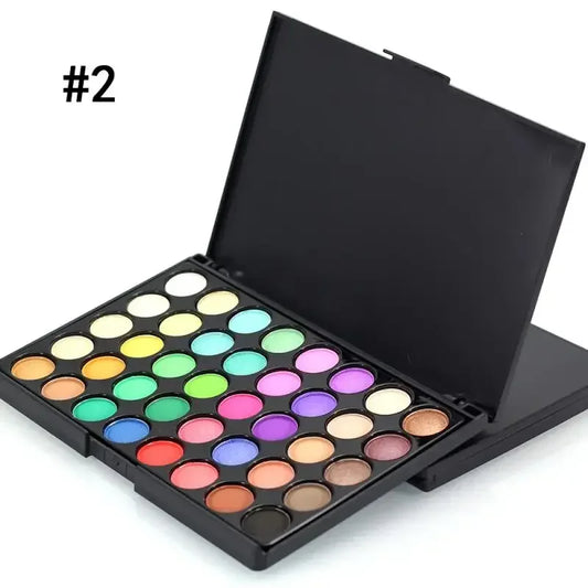 Glitter & Matte Eyeshadow Palette – 40/74/78 Colors - Urbizia