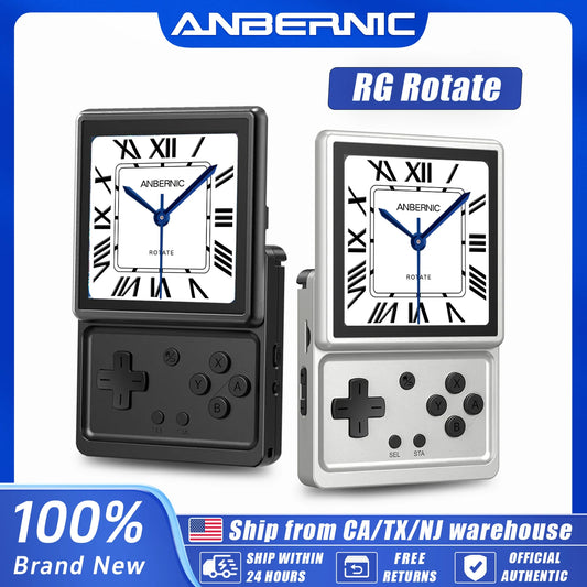 Anbernic RG Rotate Retro Handheld Game Console Android 12 T618 IPS Screen Game Emulator 3GB+32GB WiFi Portable Gaming Device