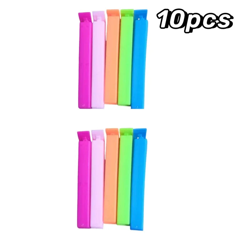 Colorful Reusable Food Bag Sealing Clips Set