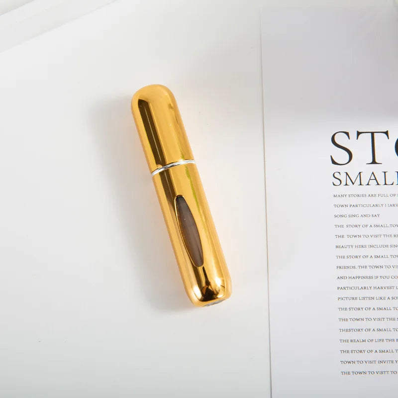 1/3/5/10pcs travel Leak portable mini perfume bottle with Bottom Fill Function aluminum refillable 5ml spray bottle