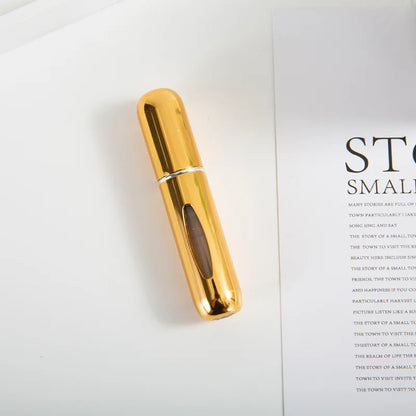 1/3/5/10pcs travel Leak portable mini perfume bottle with Bottom Fill Function aluminum refillable 5ml spray bottle