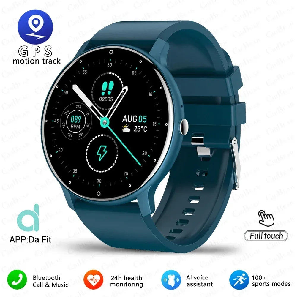 New Smart Watch Men Sports Fitness Watch Heart Rate Full Touch Screen Bluetooth Call 2025 New Ultra Light Smartwatch - Urbizia