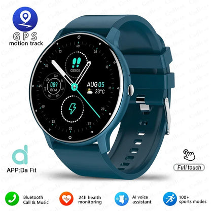 New Smart Watch Men Sports Fitness Watch Heart Rate Full Touch Screen Bluetooth Call 2025 New Ultra Light Smartwatch - Urbizia