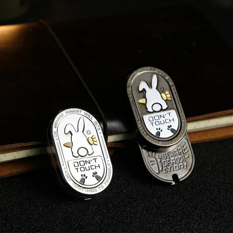 Metal Rabbit Fidget Slider for Stress Relief & Focus