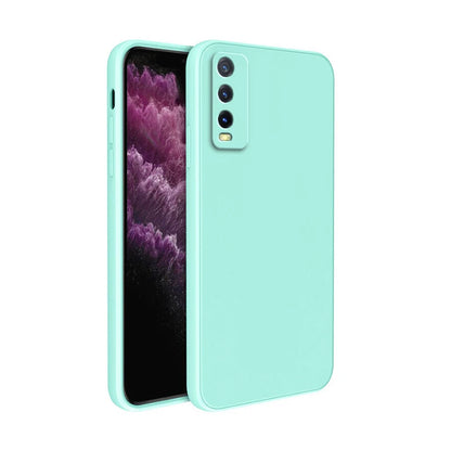 Original Case for VIVO Y20 Y20A Y20G Y20i Y20S Y20T SG 2021 Camera Protection Square Liquid Silicone Luxury Soft Ultrathin Cover