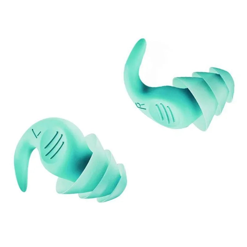1 Pair Antinoise Earplugs Sound Insulation Ear Protection Earplugs Sleeping Swimming Travel Noise Reduction Waterproof Earplugs