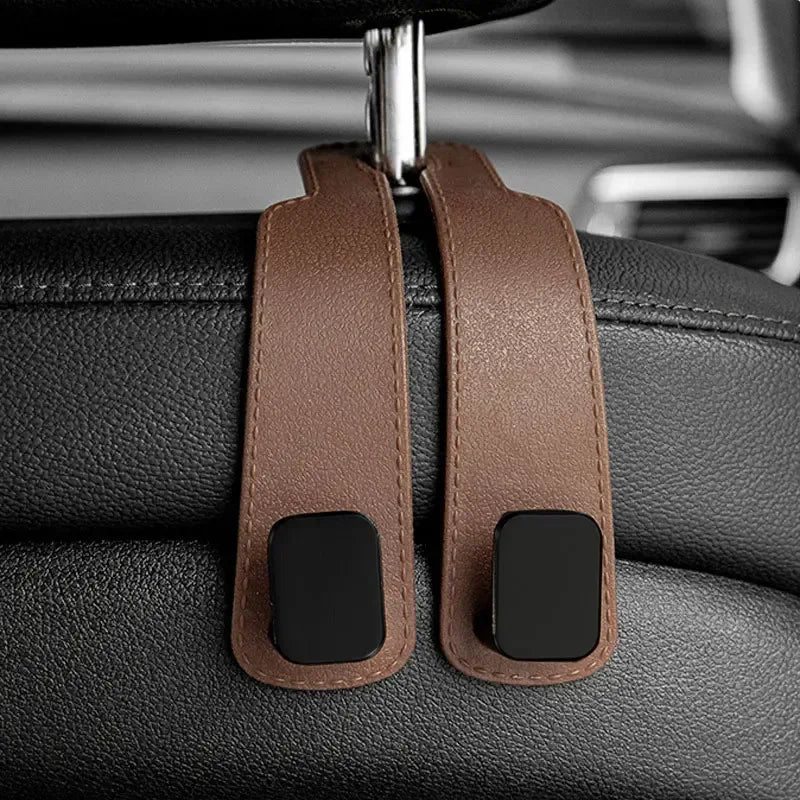 Car Headrest Hooks Hanger for Bags Seat Back Organizer Holder Clips Auto Fastener Hooks Car St - Urbizia