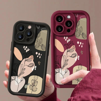 Magnolia Flower Soft TPU Case for iPhone Series