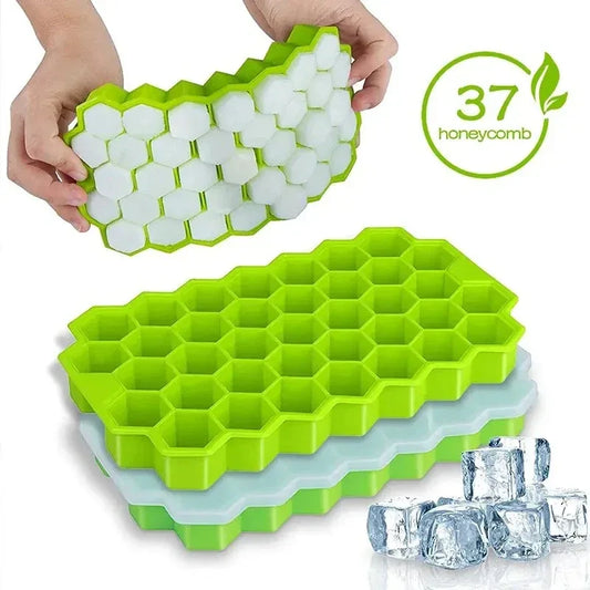 Honeycomb 37 Grid Ice Cube Tray DIY Mold