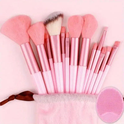 Professional 13–16Pcs Makeup Brush Set with Bag