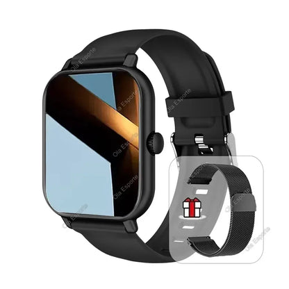 2026 Smart Watch Android IOS Phone 2.01 Inch Color Screen Bluetooth Answer Call Fitness Watches Tracker Smartwatch Women Men New - Urbizia