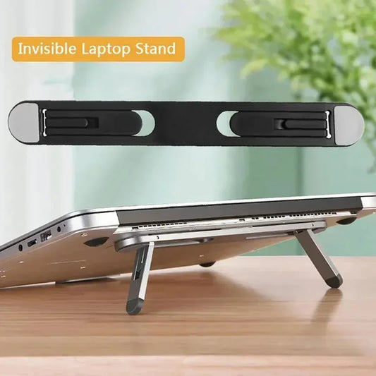 Universal Invisible Laptop Riser Stand Foldable Cooling Bracket