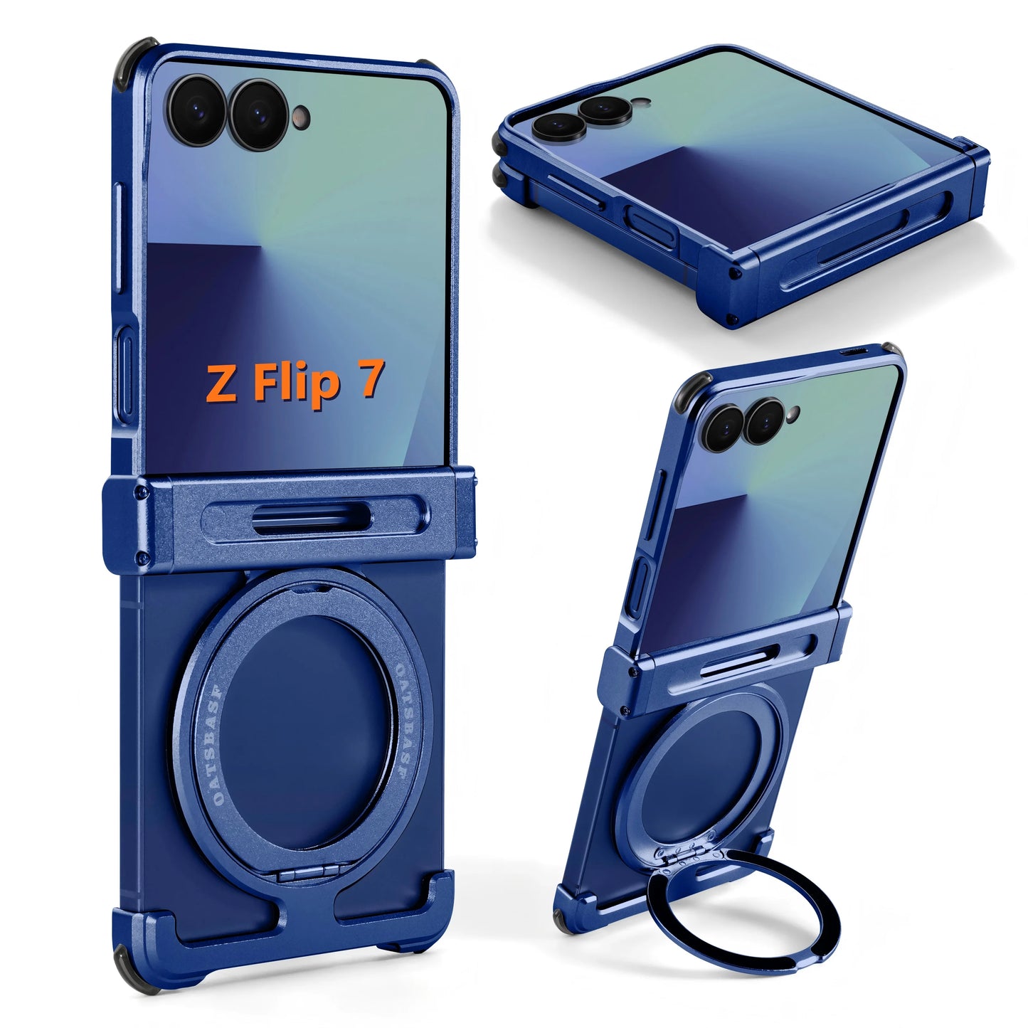 Eary for Samsung Galaxy Z Flip 7 6 Case for MagSafe 360°Rotatable Magnetic Kickstand Ultra-Thin Shockproof Protective 7 6 Cover
