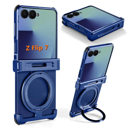 Eary for Samsung Galaxy Z Flip 7 6 Case for MagSafe 360°Rotatable Magnetic Kickstand Ultra-Thin Shockproof Protective 7 6 Cover
