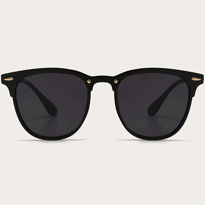 Fashion Cat Eye Metal Frame Sunglasses Women Brand Desginer Sun Glasses Black Rivet Cateye Female Shades Eyeglasses UV400