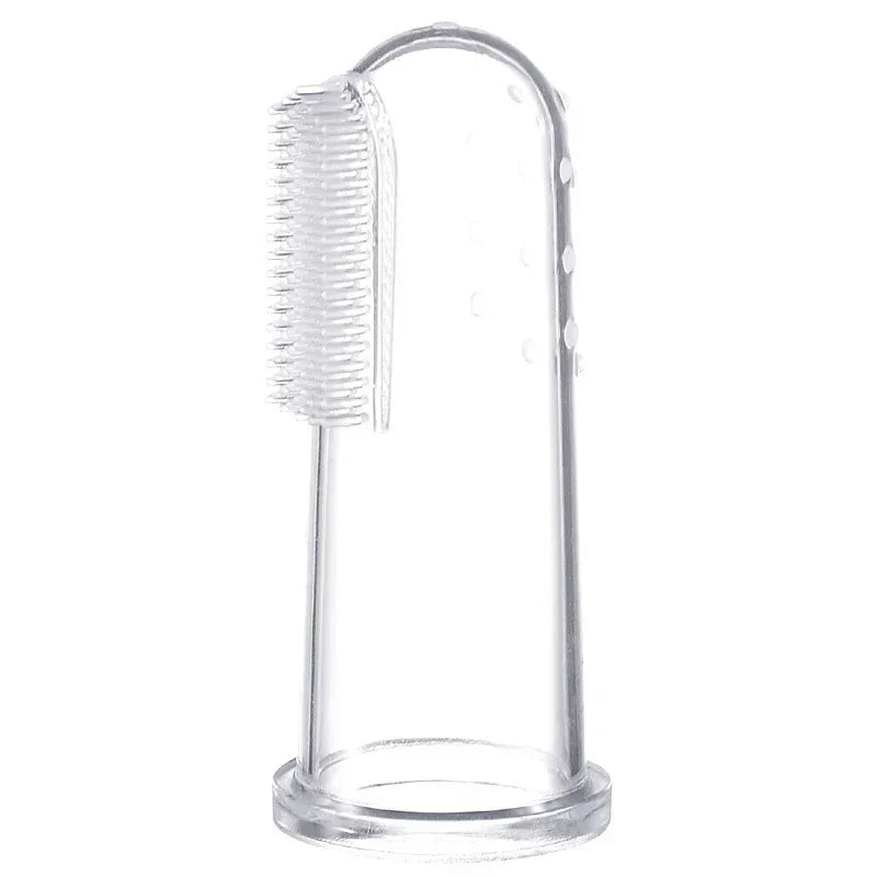 Super Soft Pet Finger Toothbrush Teddy Dog Brush Bad Breath Tartar Teeth Care Tool Dog Cat Cleaning Silicagel Pet Supplies - Urbizia