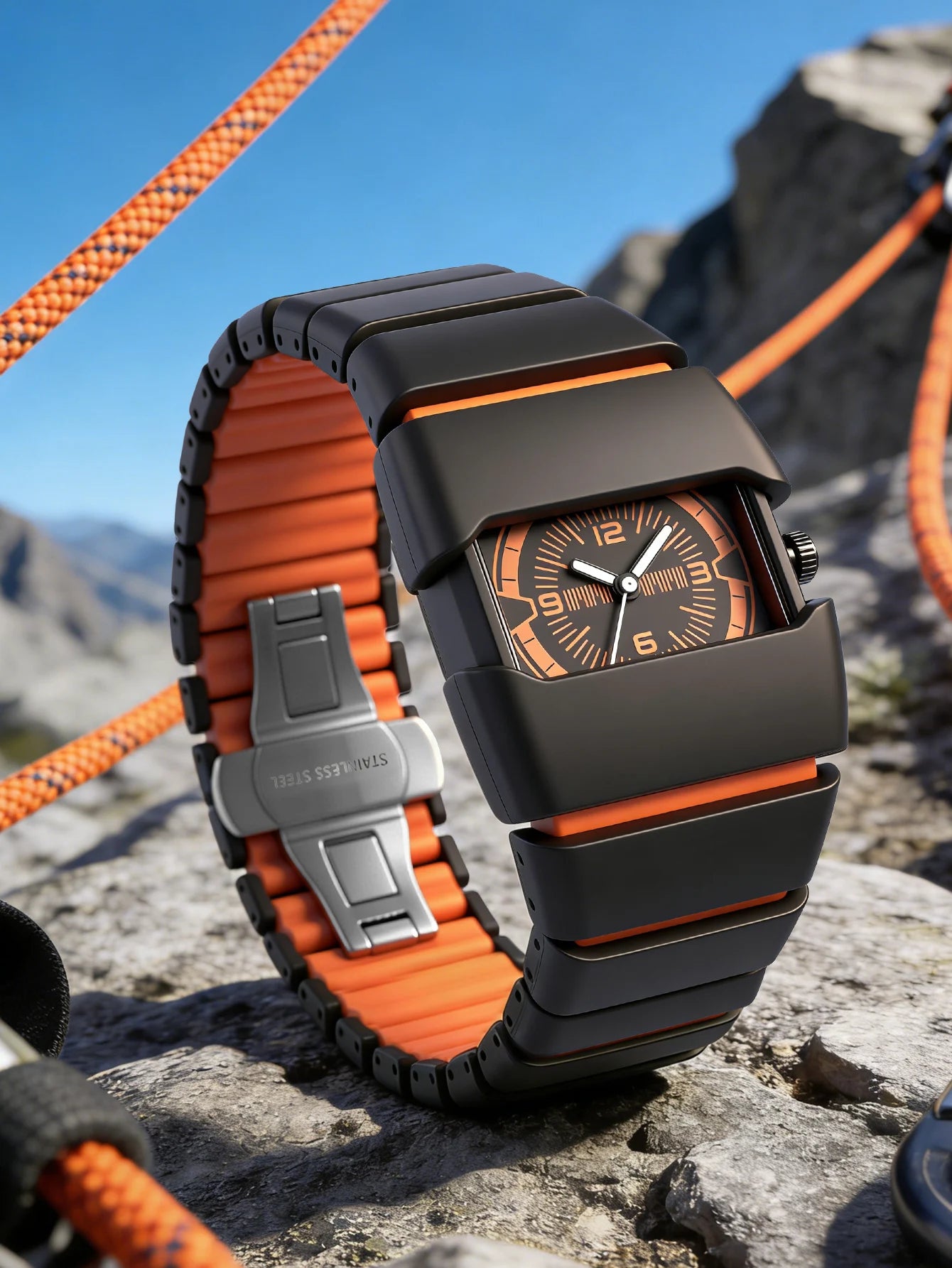 TOMI Fashion Men's Digital Watch Casual Wristwatch Minimalist Electronic Watch Daily Party Gift