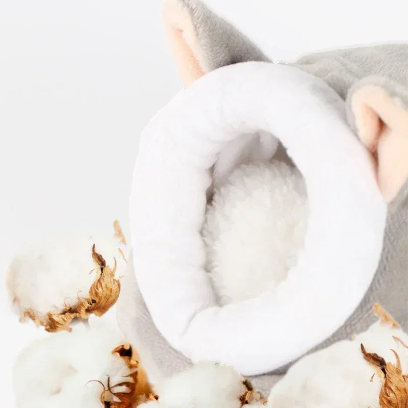 Hamster Cotton Nest Pet Warm Winter Supplies Winter Sleeping Bag House Small Fossa Gold Silk Bear House Mouse Nest Sleeping Bag - Urbizia
