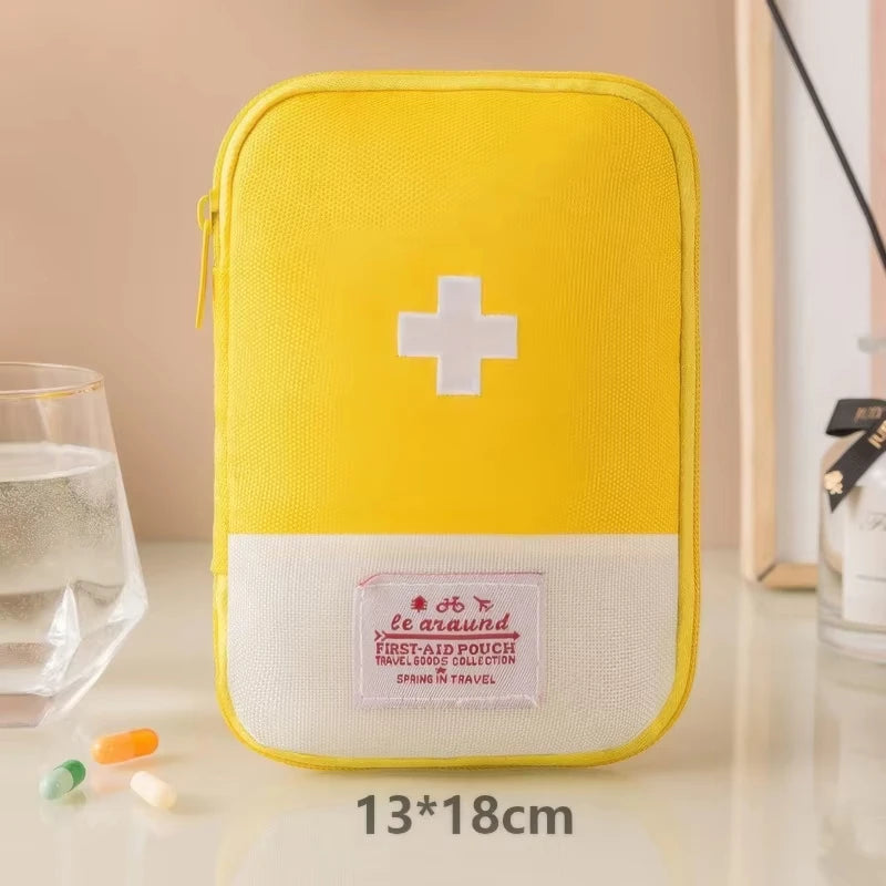 Travel Medicine Bag Pill Storage Pouch Outdoor Essentials Emergency Survival Bag Mini First-aid Kit Portable Home Storage Bag