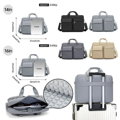 Laptop Bag for Commuting, Suitable for Apple MacBook Air 13, Lenovo Xiaoxin Pro 14, Huawei Matebook 16inch, Dell 15.6inch Protective Case for Women and Men
