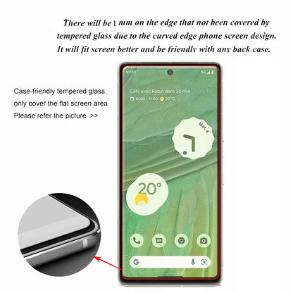 4PCS Tempered Glass for Google Pixel 9 10 8 Pro 9A 8A 7 7A Protective Transparent Screen Protector Film Glass