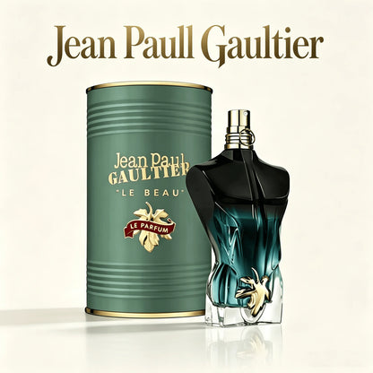 Jean Paul Gaultier Le Male Le Parfum EDP Intense125ML Perfume For Men Deep Warm Vanilla Cardamom Woody Oriental Aroma Long Lasting Unique Matte Black Torso Shaped Bottle With Gold Cap Complete Brown Cylinder Box Dating Club A