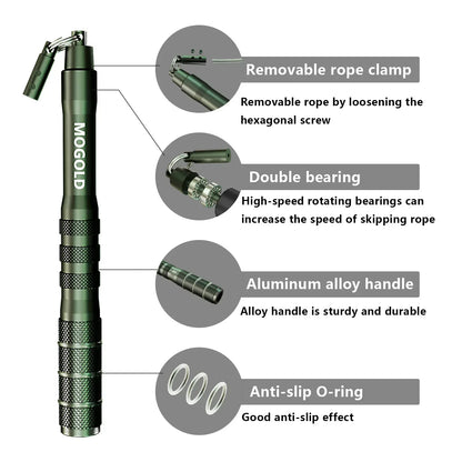 Speed rope skipping, professional fat-burning adult fitness and weight loss exercise, wire rope skipping with smooth speed - Urbizia