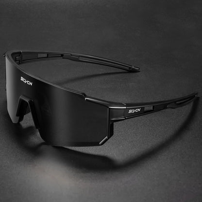 SCVCN Fashion Cycling Glasses Bike Baseball Sunglasses for Men UV400 Sports MTB Outdoor Goggles Bicycle Women Sunglasses Riding