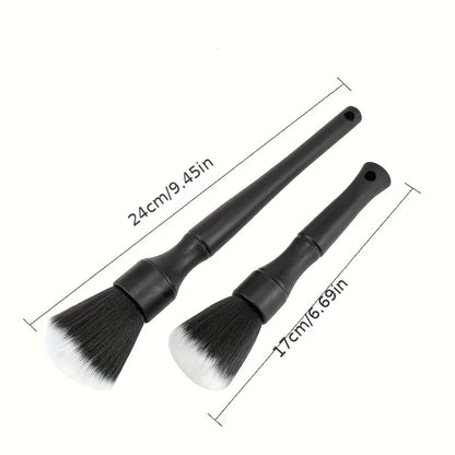 1pcs Car Interior Detailing Brush Soft Bristle Cleaning Brush Motorcycle CarCleaning Tool Auto Detail Dash Duster Brush