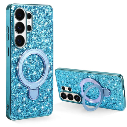 Starry Glitter Folding Stand Case for Samsung Galaxy