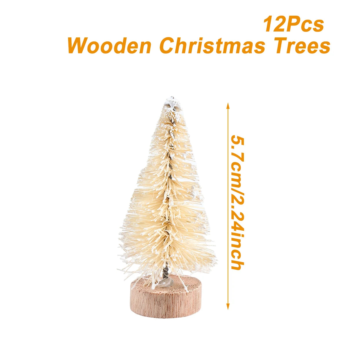 Artificial Mini Wooden Christmas Tree – Tabletop Ornament