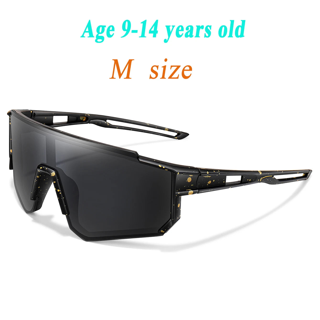 3-14 Year Old Children Baseball Sunglasses Kids Boys Girls M Size Youth BicycleUV400 Outdoor Sports Camping Mtb Bike Eyewear