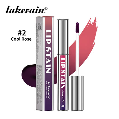 Lip Stain Blading Peel Off and Reveal Kit Long Lasting 3pcs Rose Waterproof Pink Lip Tint Transfer Proof Natural Lip Stain Kit